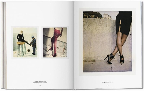 Buchcover und Innenansicht für das Buch: Helmut Newton - Polaroids