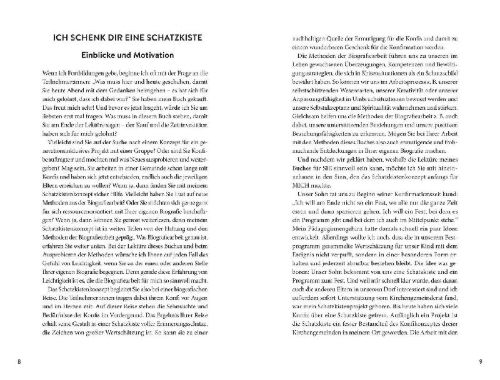Buchcover und Innenansicht für das Buch: Ich schenk dir eine Schatzkiste