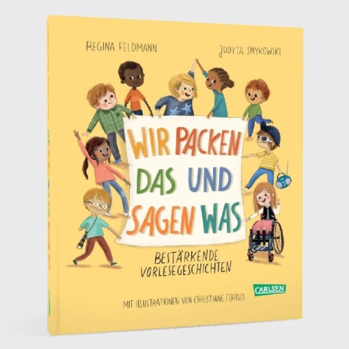 Buchcover und Innenansicht für das Buch: Wir packen das und sagen was