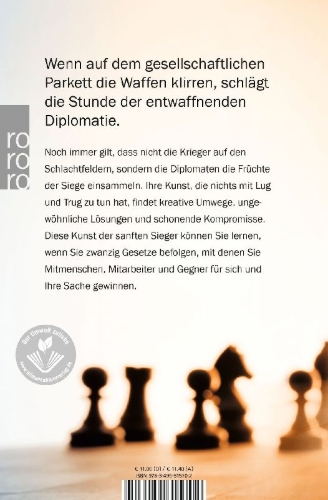 Buchcover und Innenansicht für das Buch: Die Kunst der Diplomatie