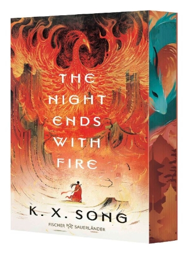 Buchcover und Innenansicht für das Buch: The Night Ends With Fire
