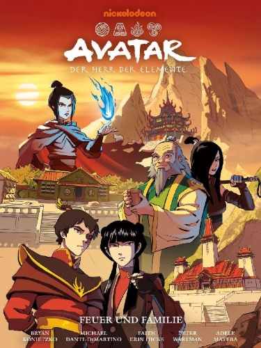 Buchcover und Innenansicht für das Buch: Avatar - Der Herr der Elemente: Premium 9