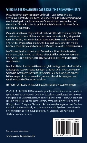 Buchcover und Innenansicht für das Buch: KI im Personalwesen