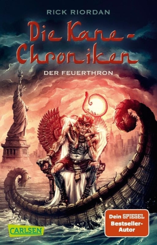 Buchcover und Innenansicht für das Buch: The Throne Of Fire