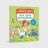 Buchcover und Innenansicht für das Buch: Mach mit auf dem Bauernhof