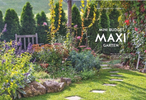 Buchcover und Innenansicht für das Buch: Mini-Budget - Maxi Garten