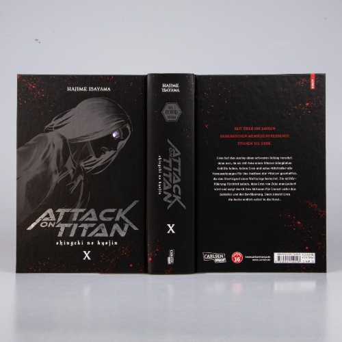 Buchcover und Innenansicht für das Buch: Shingeki no Kyojin