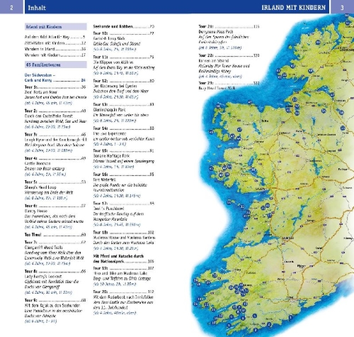 Buchcover und Innenansicht für das Buch: Naturzeit mit Kindern: Irland