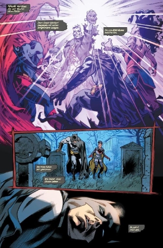 Buchcover und Innenansicht für das Buch: Batman/Catwoman: The Gotham War - Battle Lines #1, Batman #137-#138, Catwoman #57-#58, Batman/Catwoman: The Gotham War - Red Hood #1-#2, Batman/Catwoman: The Gotham War - Scorched Earth #1