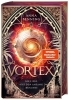Buchcover und Innenansicht für das Buch: Vortex - Die Liebe, die den Anfang brachte Schmuckausgabe