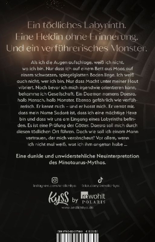 Buchcover und Innenansicht für das Buch: Exquisite Ruin