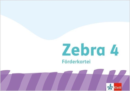 Buchcover und Innenansicht für das Buch: Zebra 4. Förderkartei Klasse 4