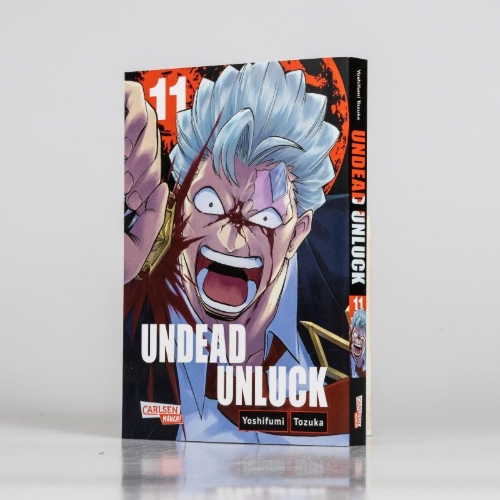 Buchcover und Innenansicht für das Buch: Undead Unluck