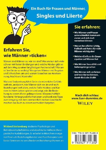 Buchcover und Innenansicht für das Buch: Männer verstehen für Dummies