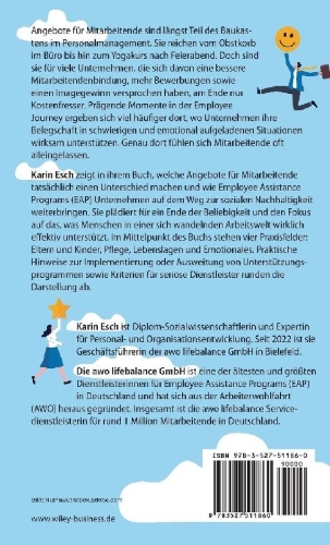 Buchcover und Innenansicht für das Buch: Engagierte Mitarbeitende mit EAP