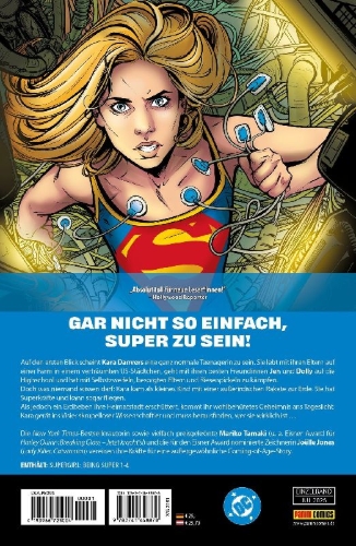 Buchcover und Innenansicht für das Buch: Supergirl: Being Super #1-#4