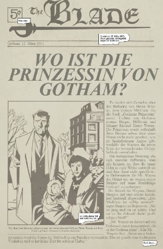 Buchcover und Innenansicht für das Buch: Gotham City: Year One