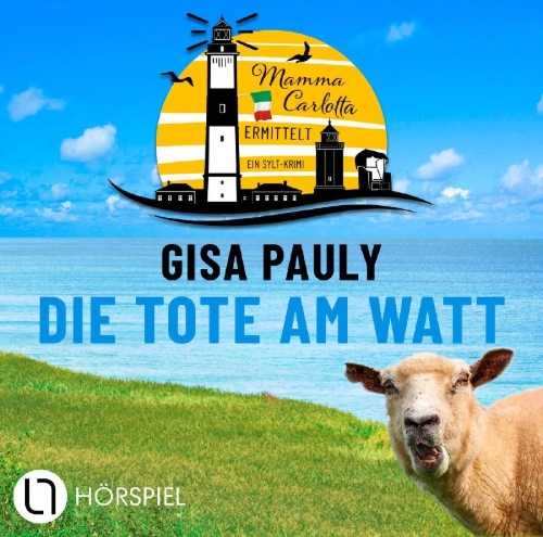 Buchcover und Innenansicht für das Buch: Die Tote am Watt - Mamma Carlottas erster Fall