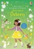 Buchcover und Innenansicht für das Buch: Mein erstes Anziehpuppen-Stickerbuch: Olivia feiert Ostern