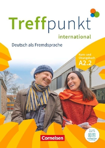 Buchcover und Innenansicht für das Buch: Treffpunkt. Deutsch als Zweitsprache in Alltag & Beruf A2. Teilband 02 - Internationale Ausgabe - Kursbuch und Übungsbuch