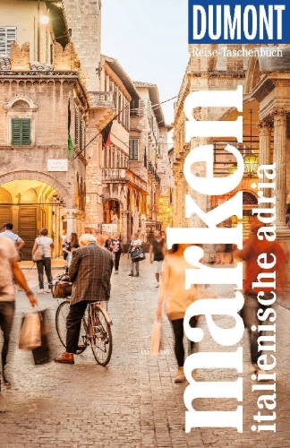 Buchcover und Innenansicht für das Buch: DUMONT Reise-Taschenbuch Reiseführer Marken, Italienische Adria