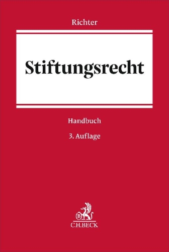 Buchcover und Innenansicht für das Buch: Stiftungsrecht