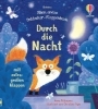 Buchcover und Innenansicht für das Buch: Mein erstes Entdecker-Klappenbuch: Durch die Nacht