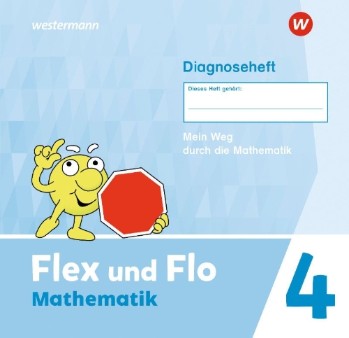Buchcover und Innenansicht für das Buch: Flex und Flo 4. Diagnoseheft Ausgabe 2021