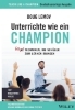 Buchcover und Innenansicht für das Buch: Unterrichte wie ein Champion