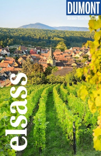 Buchcover und Innenansicht für das Buch: DUMONT Reise-Taschenbuch Reiseführer Elsass