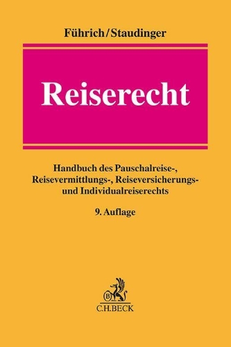 Buchcover und Innenansicht für das Buch: Reiserecht