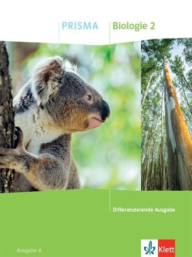 Buchcover und Innenansicht für das Buch: PRISMA Biologie 2. Schulbuch Klasse 7-10. Differenzierende Ausgabe A