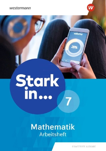 Buchcover und Innenansicht für das Buch: Stark in Mathematik 7. Arbeitsheft. Erweiterte Ausgabe 2021