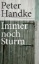 Buchcover und Innenansicht für das Buch: Immer noch Sturm