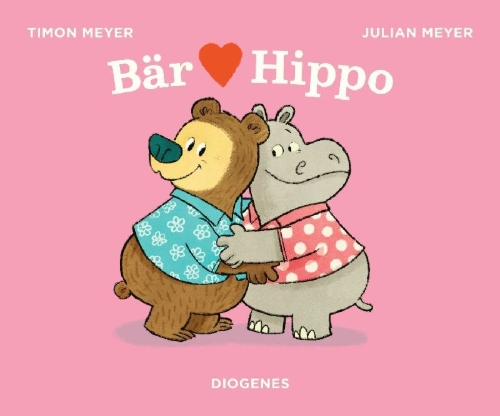 Buchcover und Innenansicht für das Buch: Bär liebt Hippo