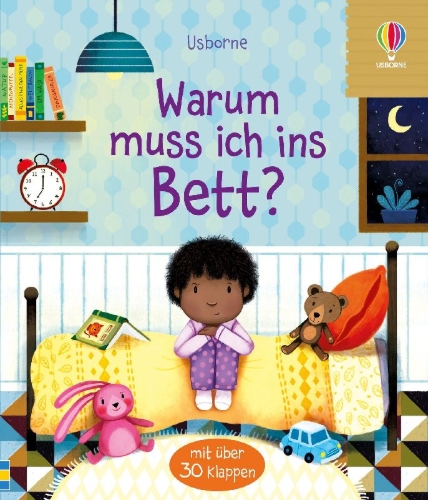 Buchcover und Innenansicht für das Buch: Warum muss ich ins Bett?