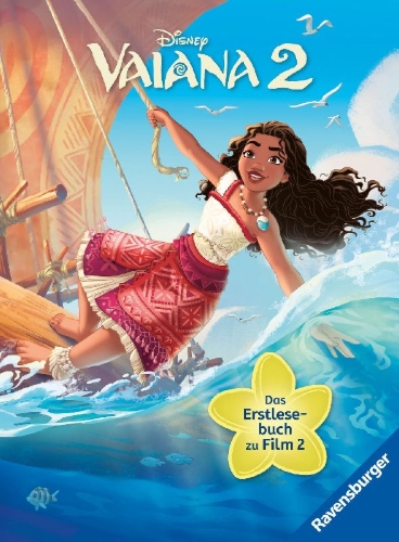 Buchcover und Innenansicht für das Buch: Disney Vaiana 2 - Das Erstlesebuch zu Film 2