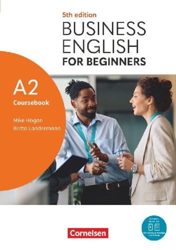 Buchcover und Innenansicht für das Buch: Business English for Beginners A2 - Fifth Edition - Kursbuch - Inklusive E-Book und Cornelsen Lernen App