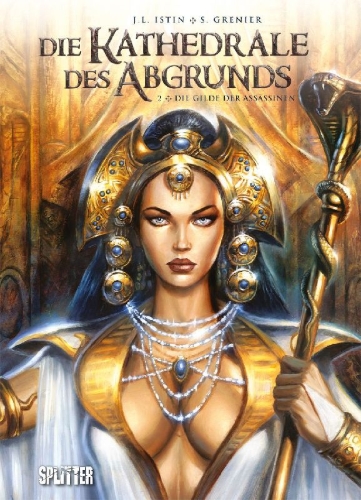Buchcover und Innenansicht für das Buch: Die Kathedrale des Abgrunds. Band 2