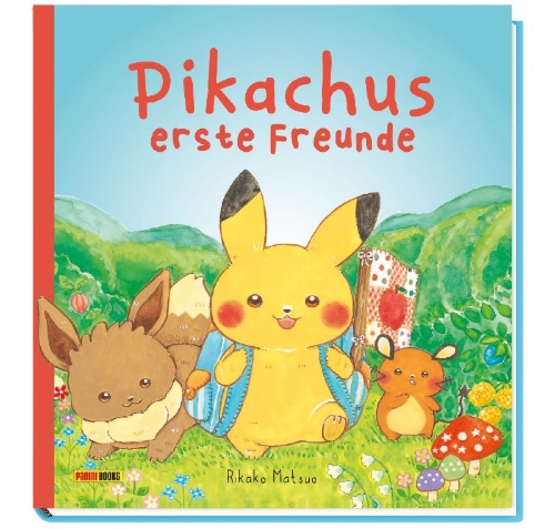 Buchcover und Innenansicht für das Buch: monpoké: Pikachus erste Freunde