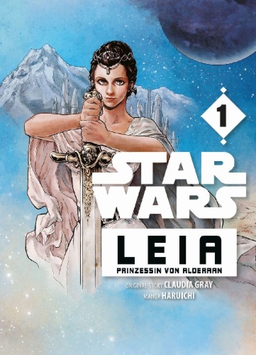 Buchcover und Innenansicht für das Buch: Star Wars - Leia, Prinzessin von Alderaan (Manga) 01