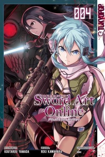 Buchcover und Innenansicht für das Buch: Sword Art Online - Phantom Bullet 04