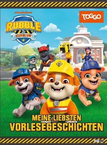 Buchcover und Innenansicht für das Buch: Rubble & Crew: Meine liebsten Vorlesegeschichten