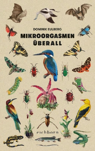 Buchcover und Innenansicht für das Buch: Mikroorgasmen überall