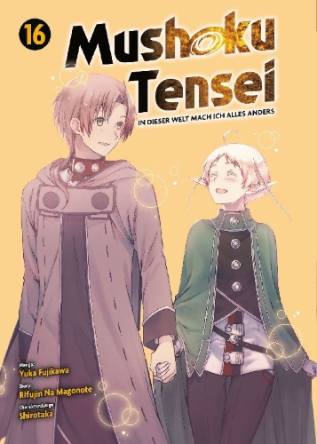 Buchcover und Innenansicht für das Buch: Mushoku Tensei - In dieser Welt mach ich alles anders 16