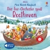 Buchcover und Innenansicht für das Buch: Mein Klassik-Klangbuch: Das Tier-Orchester spielt Beethoven