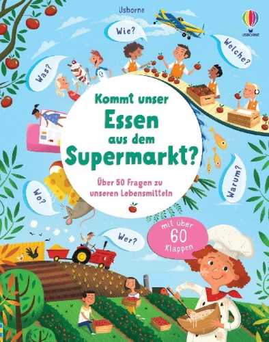 Buchcover und Innenansicht für das Buch: Kommt unser Essen aus dem Supermarkt?