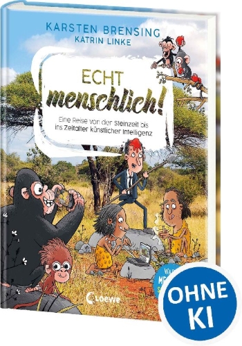 Buchcover und Innenansicht für das Buch: Echt menschlich!