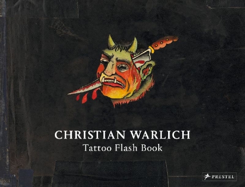Buchcover und Innenansicht für das Buch: Christian Warlich. Tattoo Flash Book (dt./engl.)