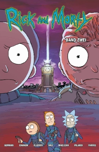 Buchcover und Innenansicht für das Buch: Rick and Morty #6-10